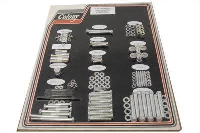 Stock Style Hardware Kit Cadmium for Harley XLCH 1957-1969